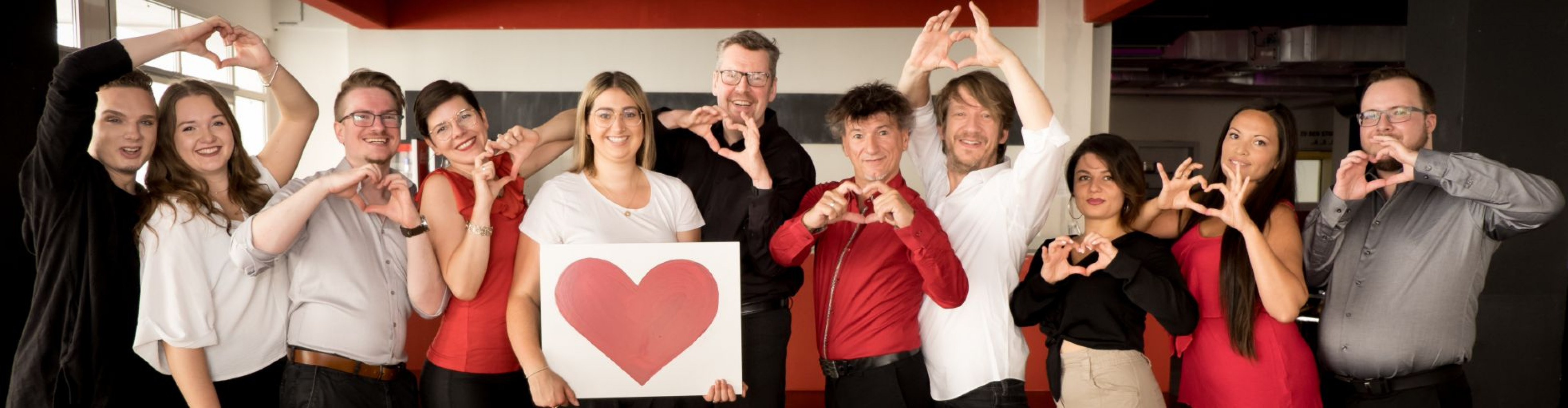 Die Kolleg*innen freuen sich